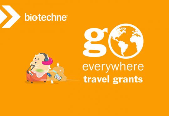 Monthly Travel Grant for 2019 from Bio-Techne