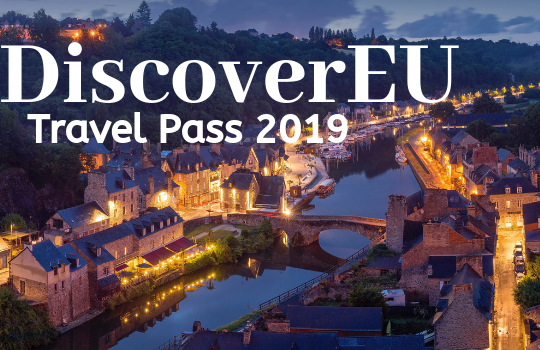 DiscoverEU travel pass 2019